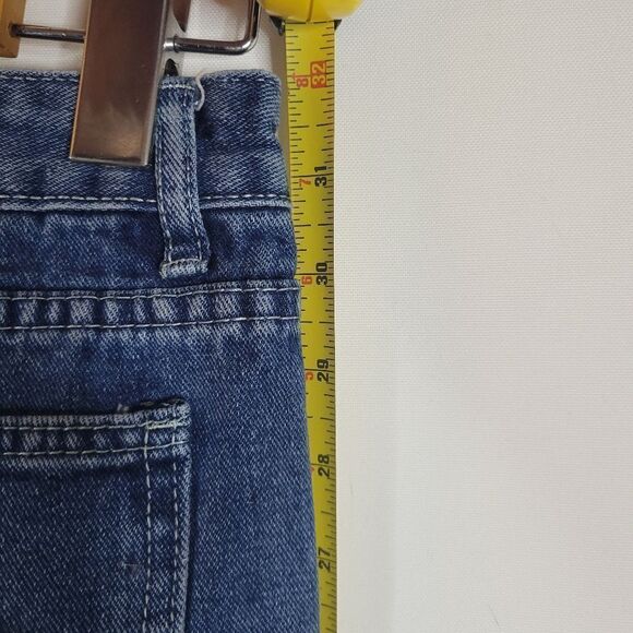 🦋11-12Y Butterfly Embroidered Blue Jeans - Picture 6 of 12